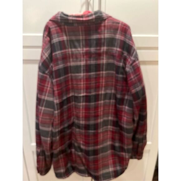 St John’s Bay Men’s Button Down Flannel Plaid Shacket Sz 2XL Outdoors Jacket Shi - Picture 6 of 10